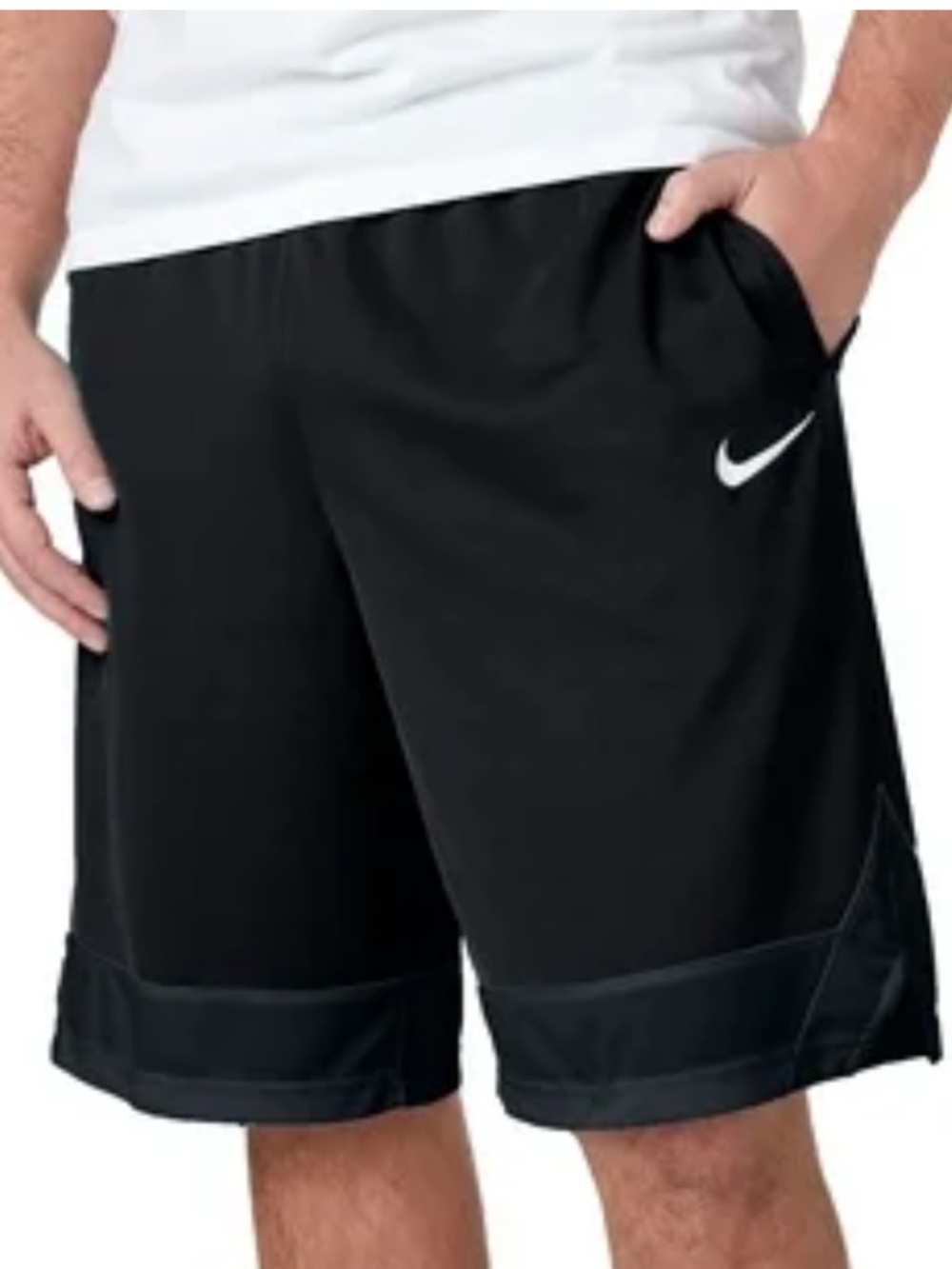 Boys’ Nike black DRI-FIT shorts, L